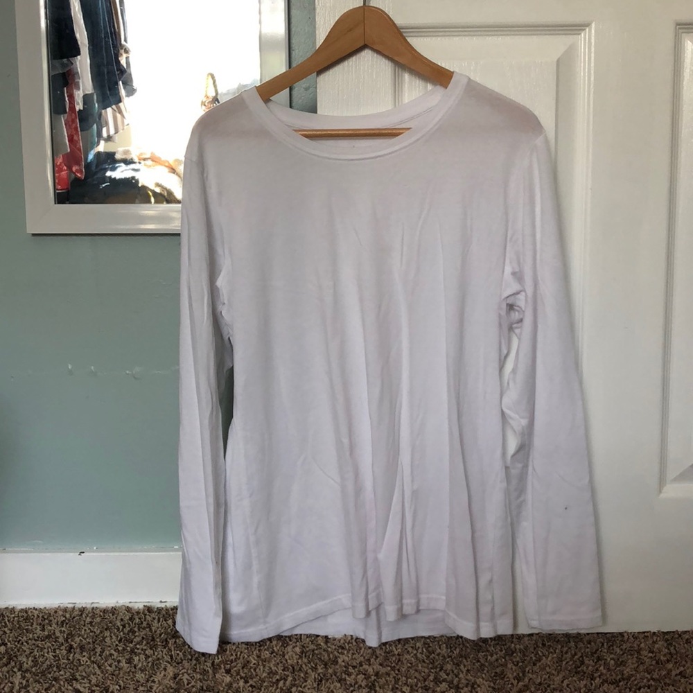 Long Sleeved White Top